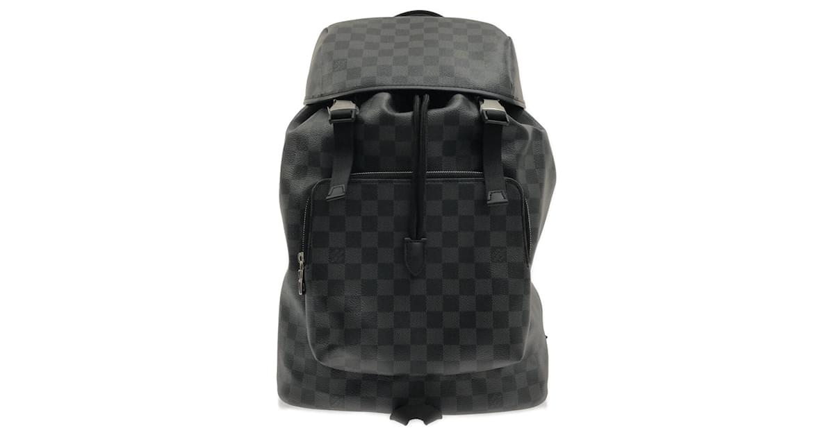 Louis Vuitton, Bags, Louis Vuitton Zack Backpack Damier Graphite Black
