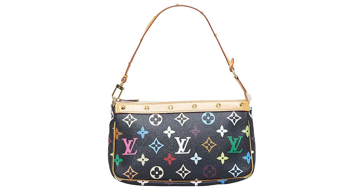 Louis Vuitton Pochette Monogram Multicolore White - GB