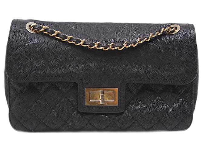 Mademoiselle Chanel Black large 2012 caviar gold hardware