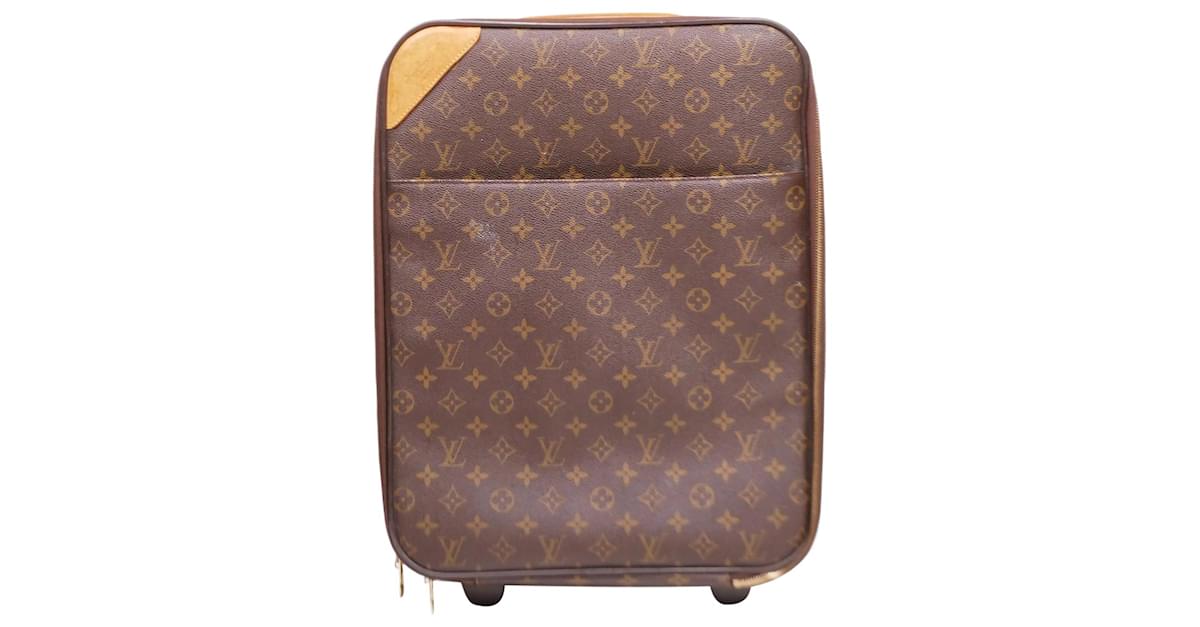 Louis Vuitton Brown 2004 Monogram Pegase Trolley case Cloth ref.983965 -  Joli Closet