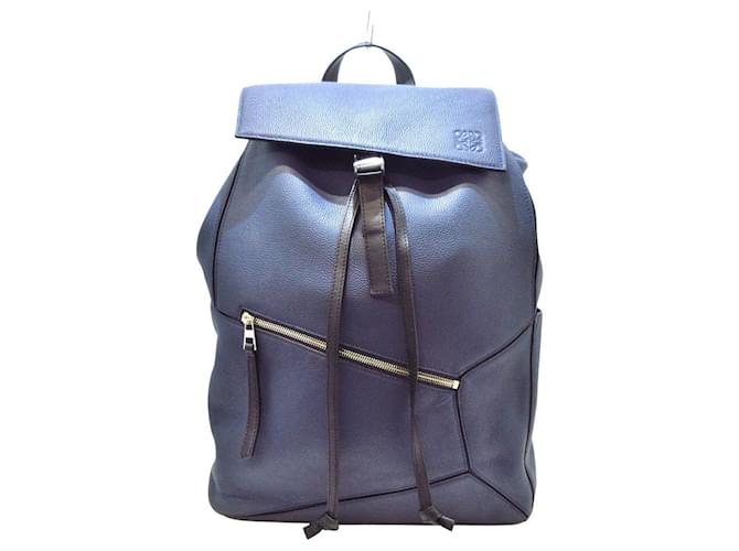 Loewe Puzzle Navy blue Leather ref.984804 - Joli Closet