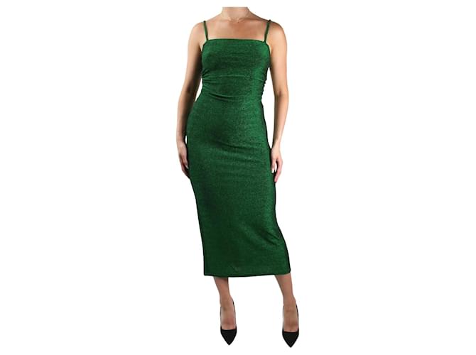 Reformation Green glittery midi dress - size S Nylon ref.JC986001 (Sold) - Joli Closet Reformation Green glittery midi dress - size S Nylon ref.JC986001 (Sold) - Joli Closet