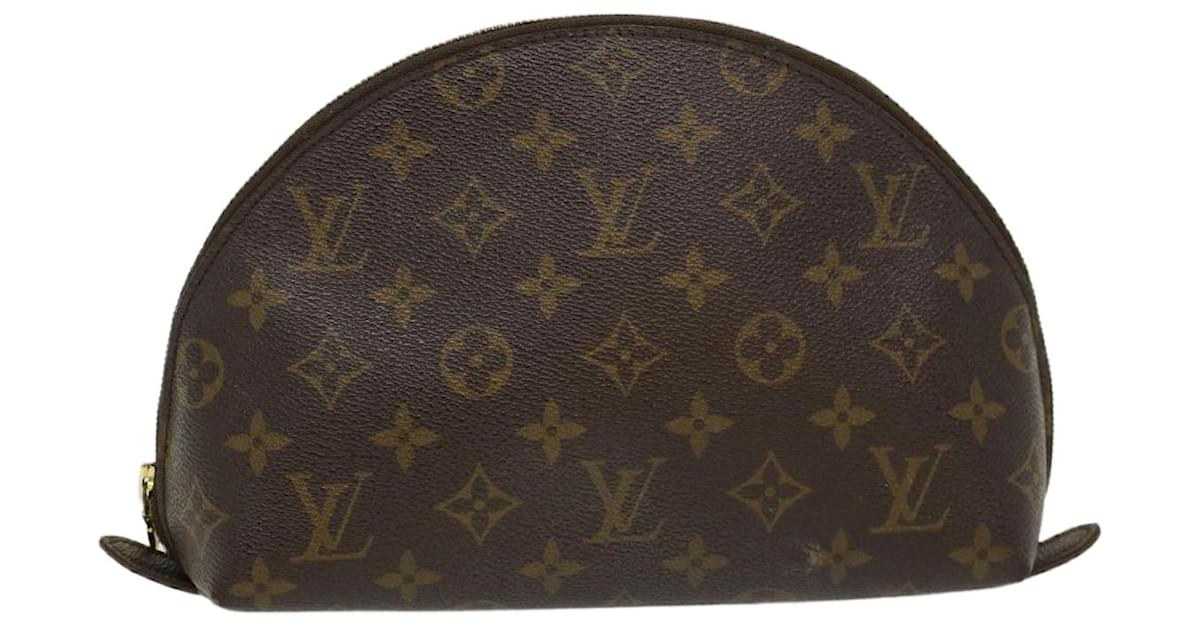 Authentic Louis Vuitton Trousse Demi Ronde Cosmetic pouch M47520