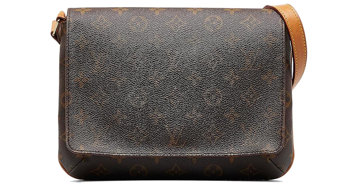 Louis Vuitton 34  Brown Louis Vuitton handbag Musette Tango Short