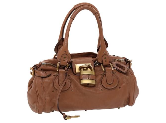 Chloeパディントン Paddington bag in grained leather Pink - Chloé