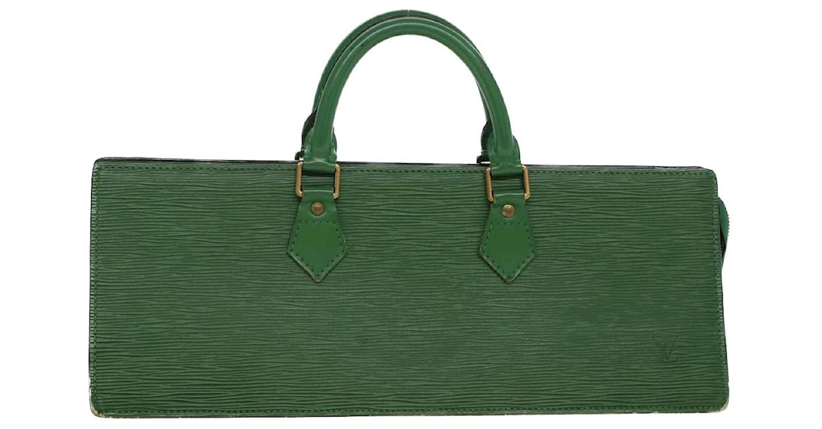 Louis Vuitton Sac Triangle M52094 Epi Leather Handbag Green