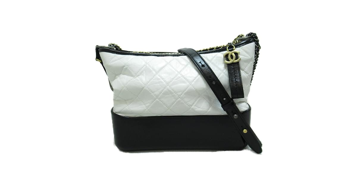 Chanel Leather Gabrielle Shoulder Bag Black Pony-style calfskin ref.988312  - Joli Closet