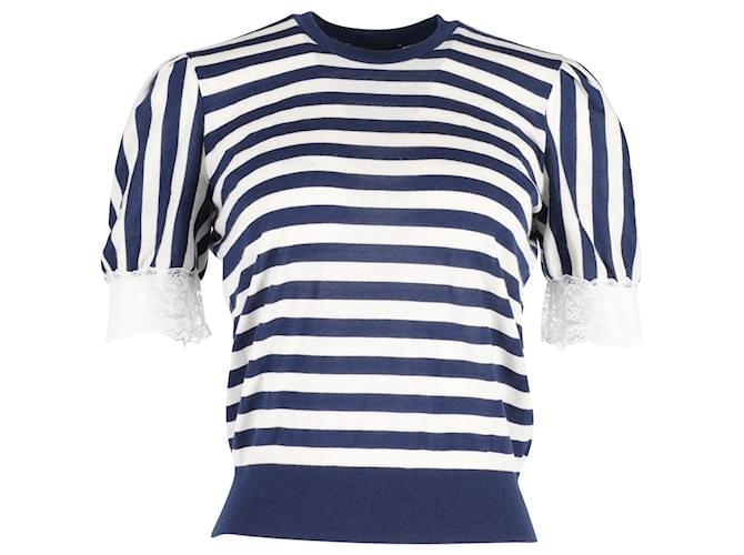 Sweat en molleton à col V - BLEU - Femme - 4.50€ - Kiabi