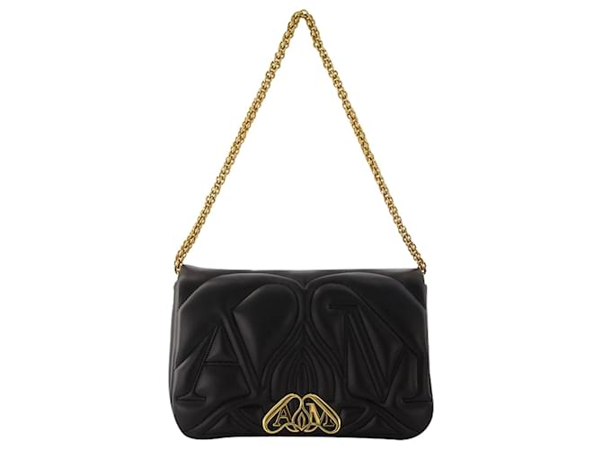 ショルダーバッグ・ポシェット The Seal Crossbody Bag - Alexander McQueen - Leather - Black Alexander McQueen The Seal Box Crossbody Bag | Black