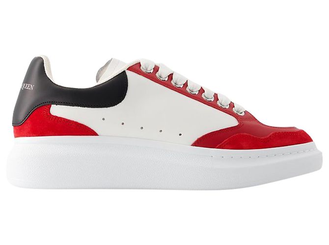 red and white alexander mcqueen boots