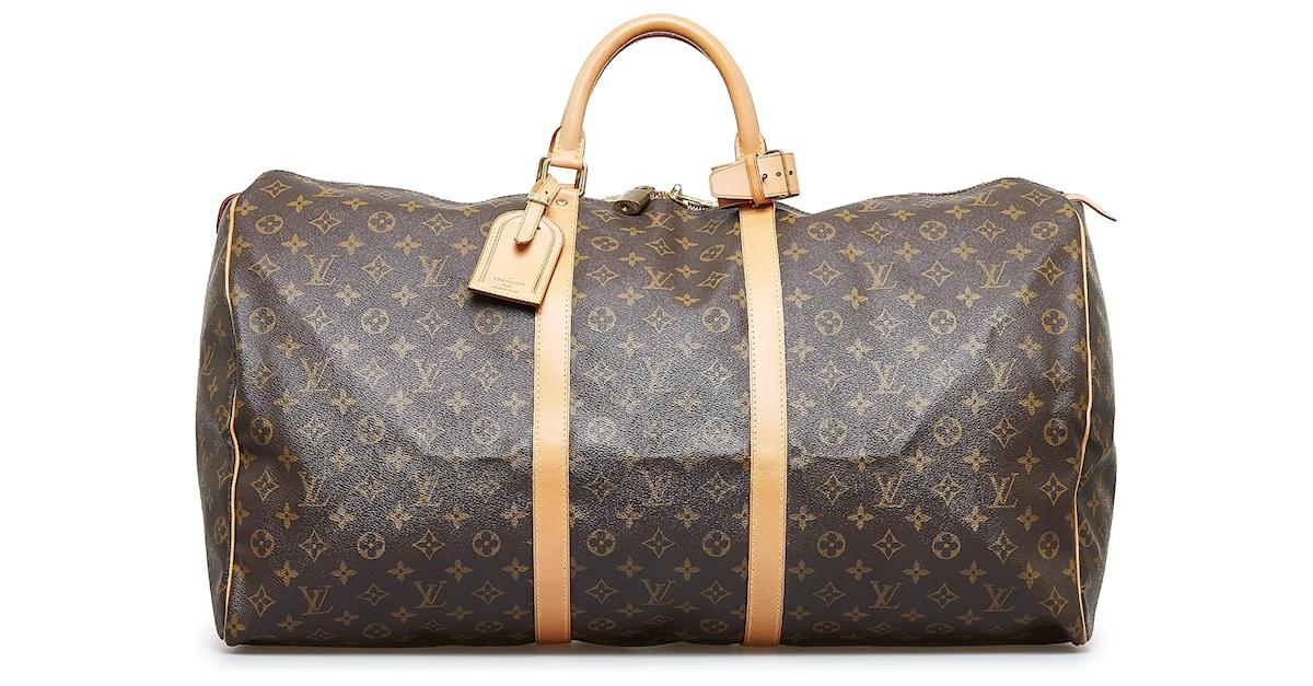 Louis Vuitton Keepall 55 Bandouliere M41414 Monogram Canvas 2way