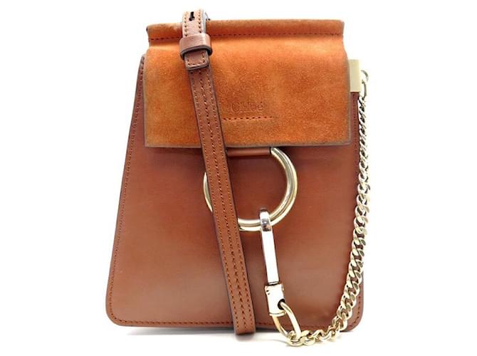 Faye Leather Handbag Chloe Faye Orange Chloé Faye Shoulder Bag