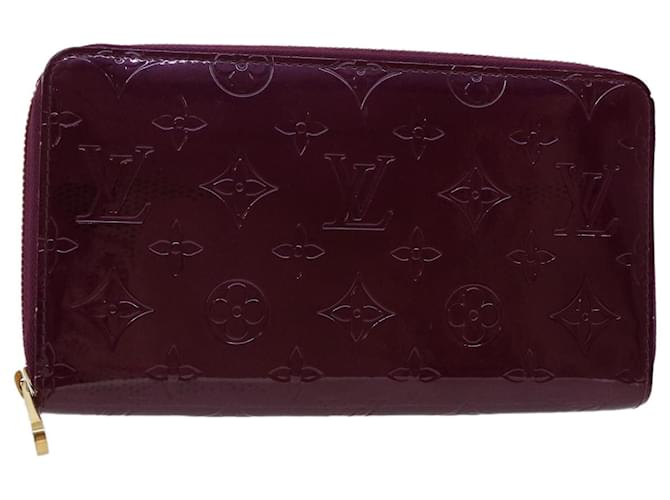LOUIS VUITTON Monogram Vernis Zippy Wallet Long Wallet Violet