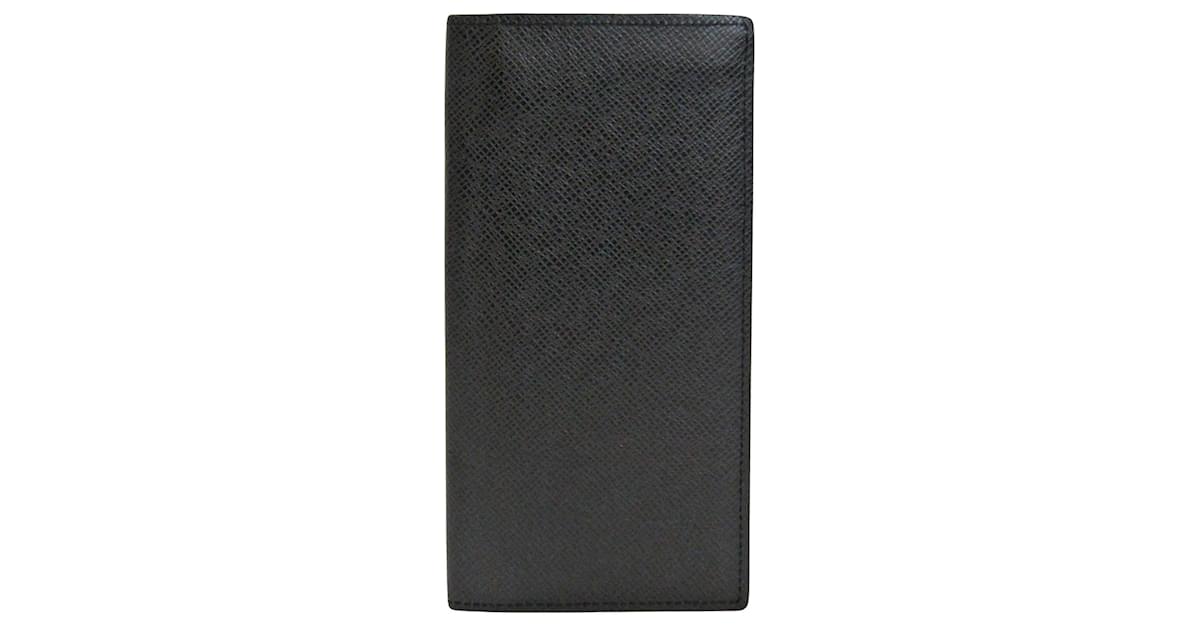 Louis Vuitton Alexandre Wallet Taiga Black in Taiga Leather with