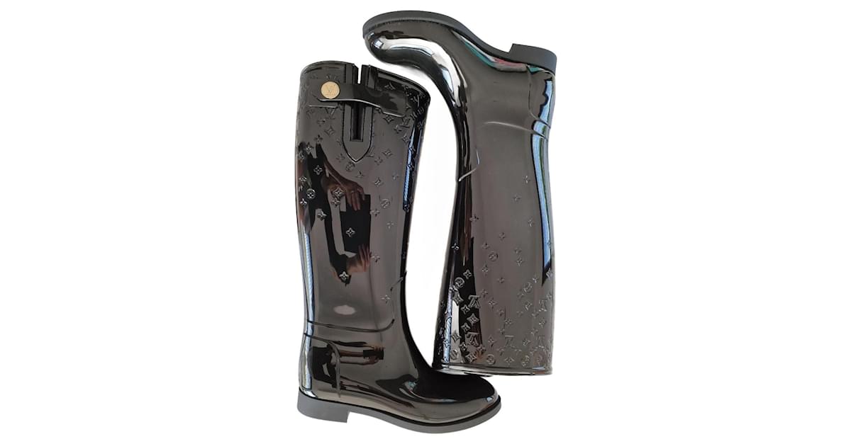 Louis Vuitton Rubber Rain Boots - ShopStyle