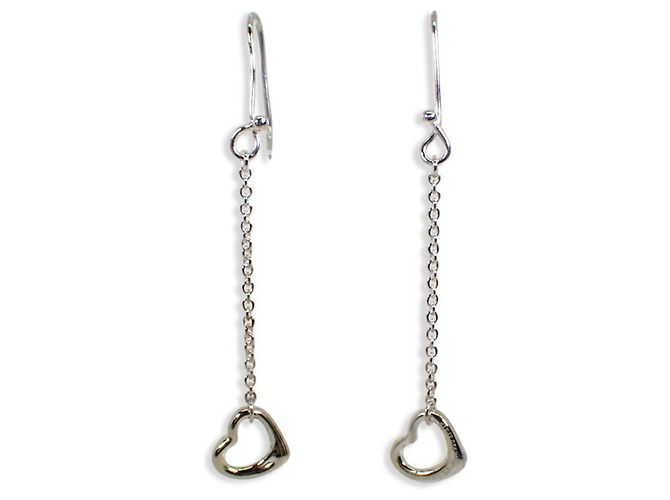 Tiffany & Co Open Heart Silvery Silver ref.993292 - Joli Closet