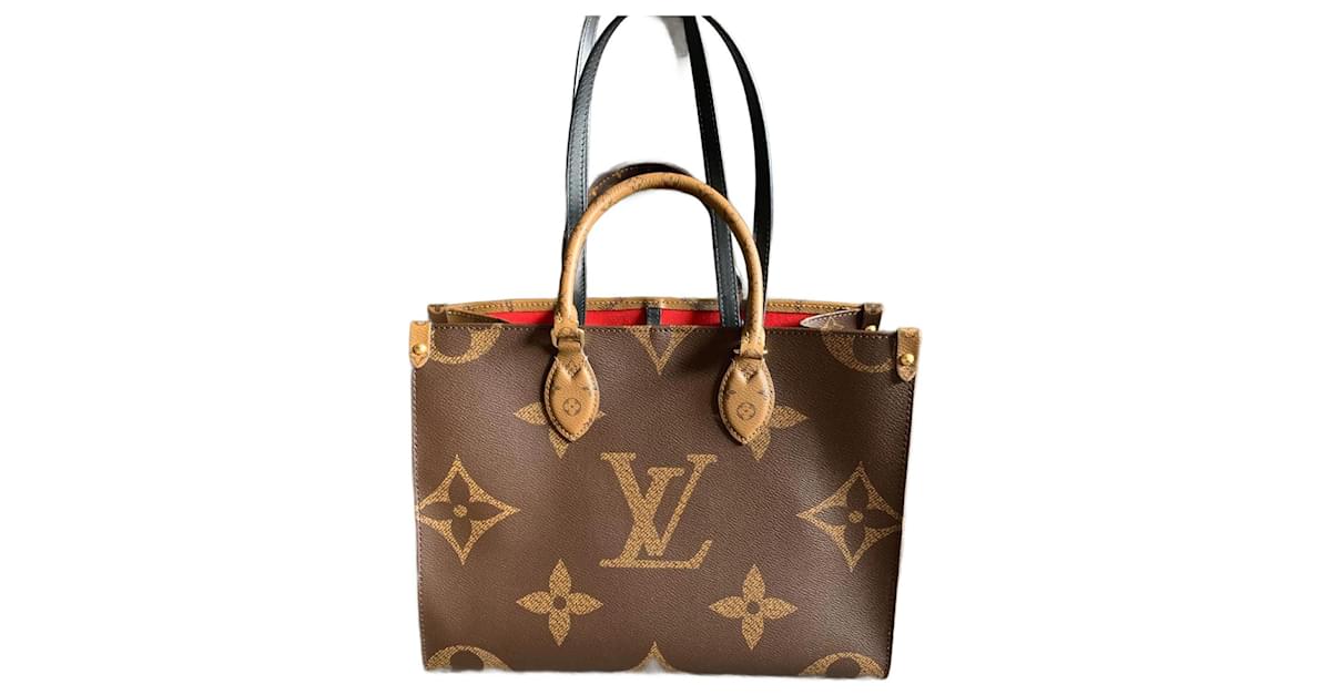 Louis Vuitton Reverse Monogram Canvas Giant Onthego MM Bag Louis Vuitton