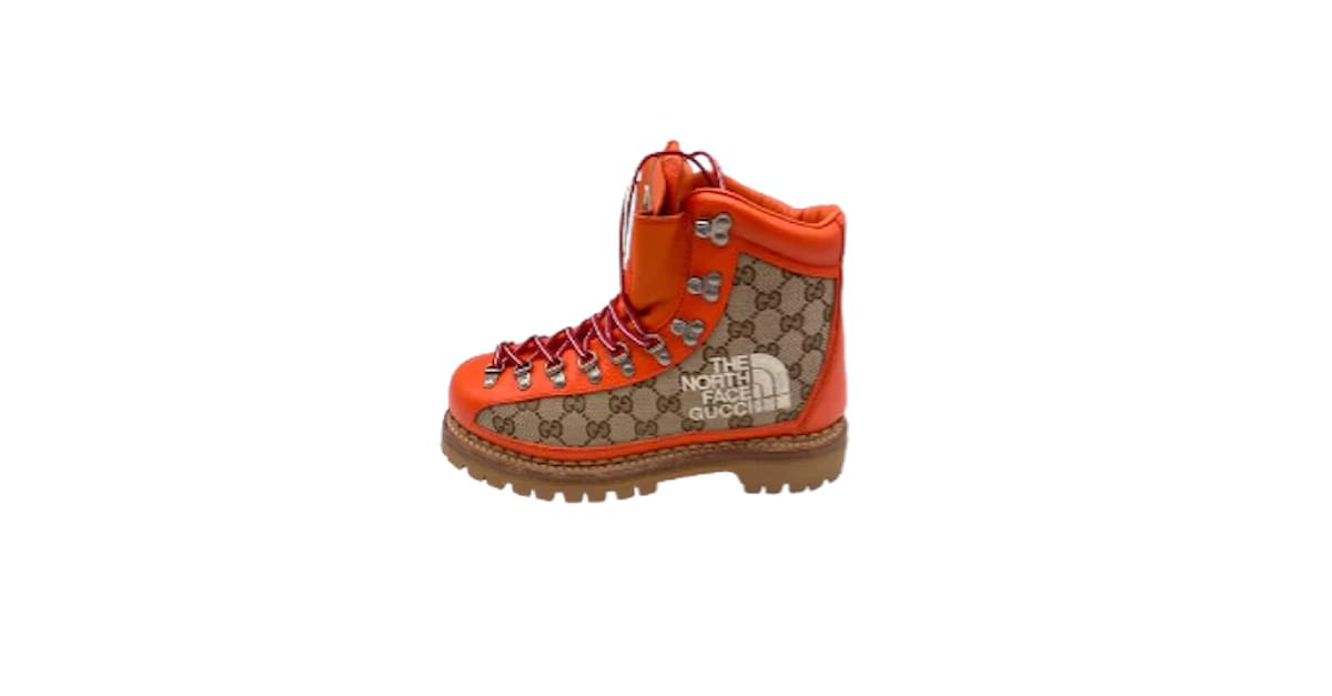 Orange gucci discount boots