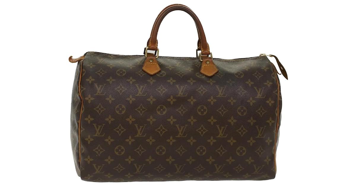 Louis Vuitton Monogram Speedy 40 Hand Bag M41522 LV Auth 47592
