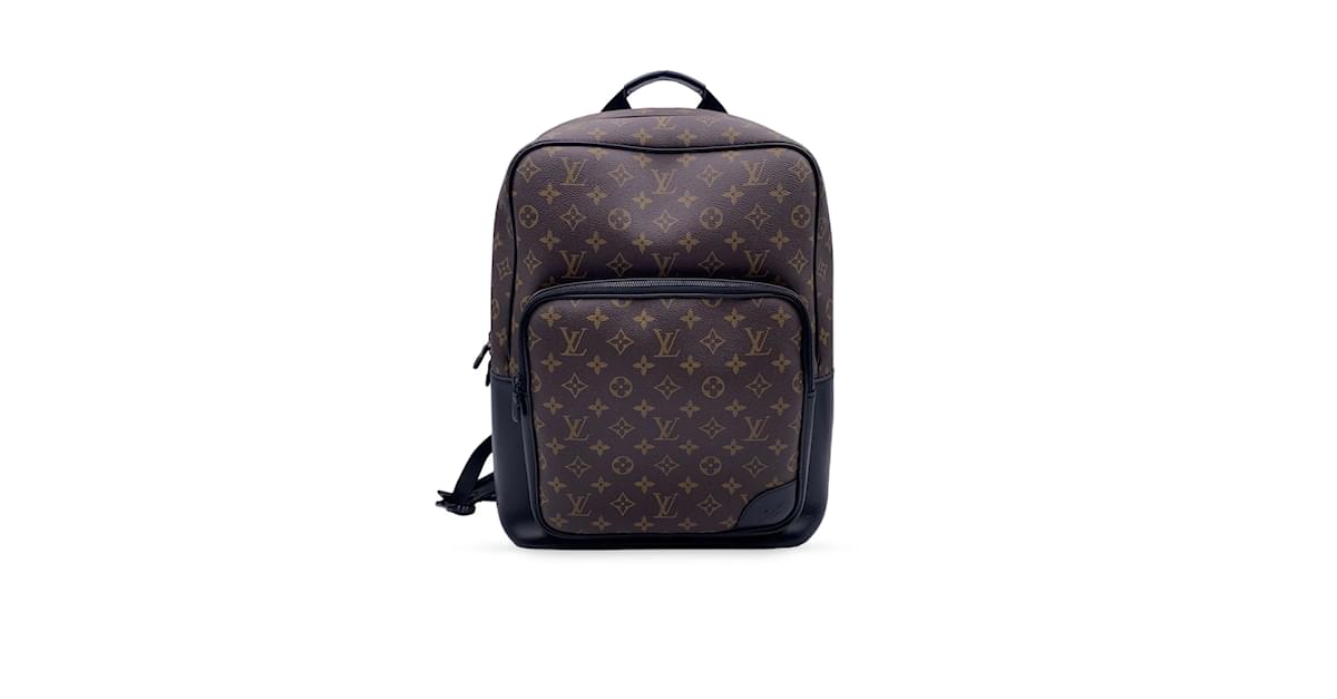 LOUIS VUITTON Monogram Macassar Christopher PM Backpack M43735 LV