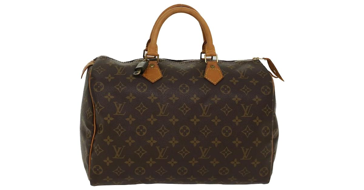 VINTAGE LOUIS VUITTON SPEEDY HANDBAG 35 MONOGRAM M CANVAS41108