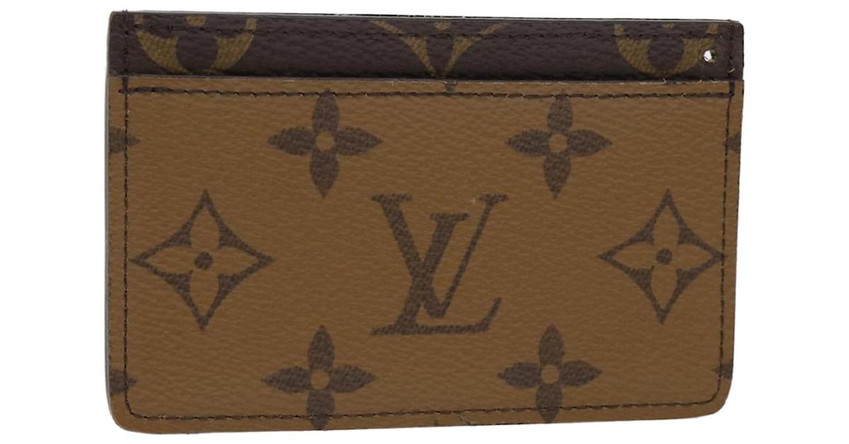 Louis Vuitton Card Holder Monogram Reverse autres Toiles Monogram