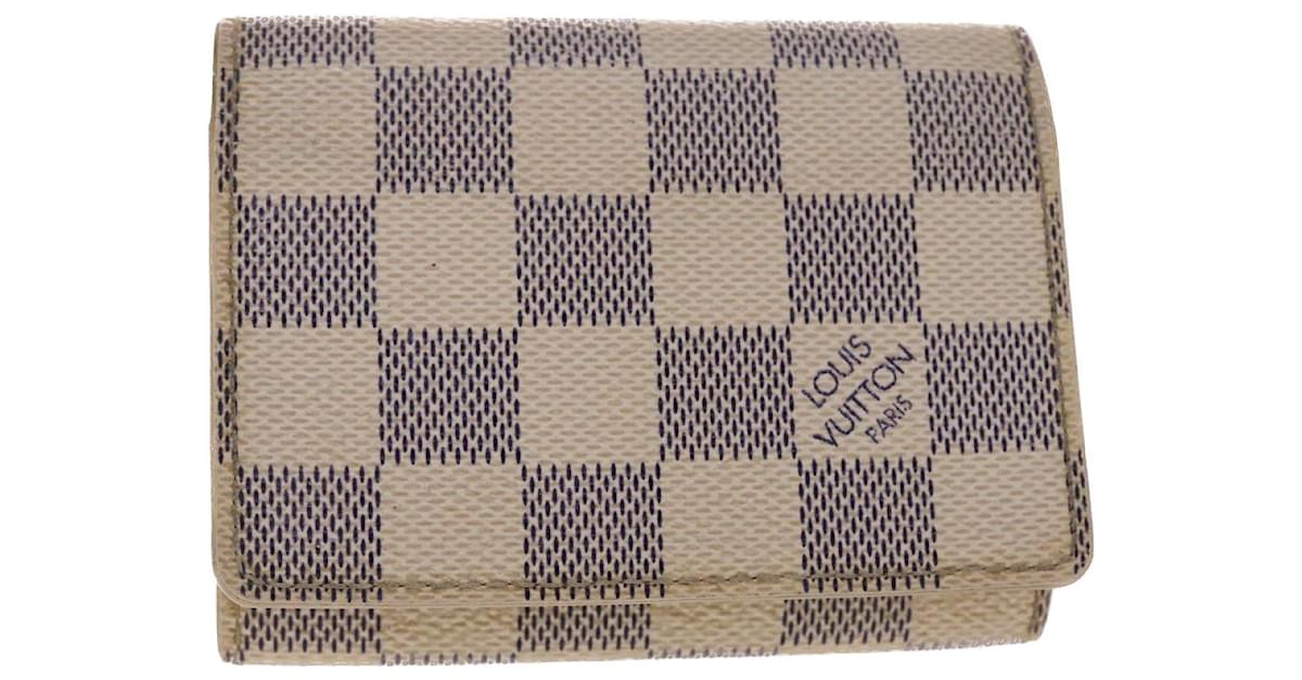 Louis Vuitton Porte carte pince White Cloth ref.998000 - Joli Closet