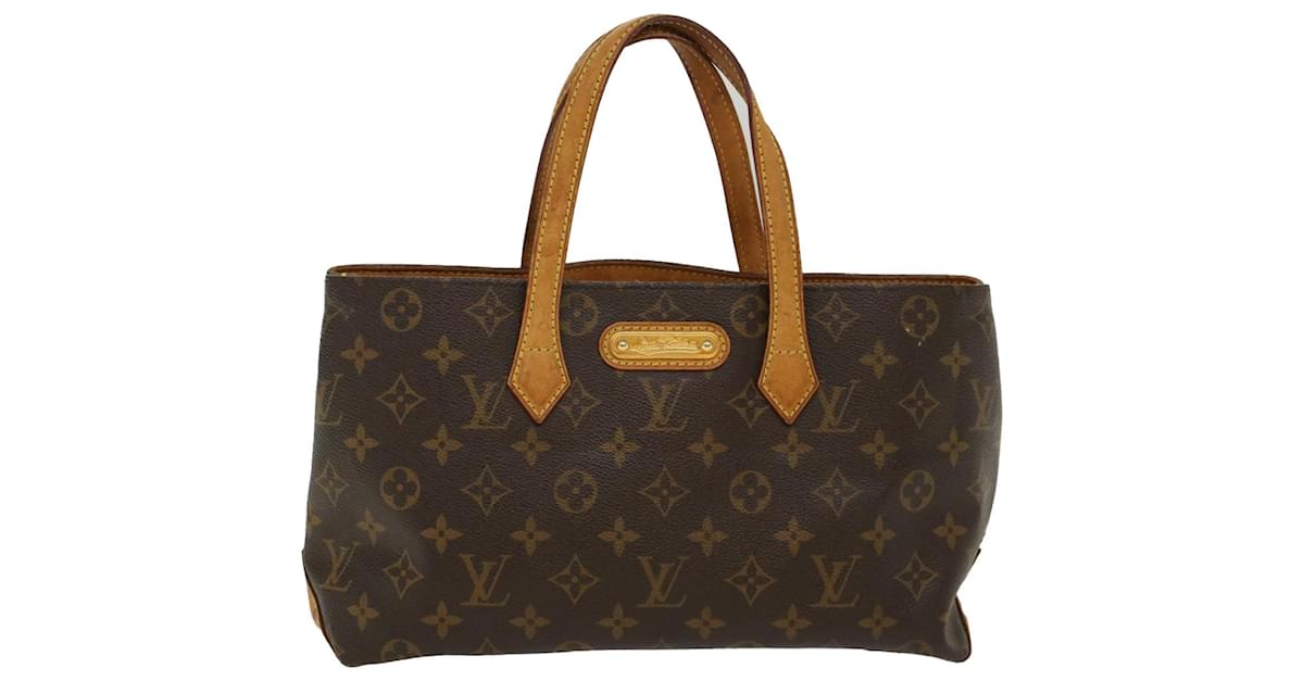 Louis Vuitton Monogram Canvas Wilshire Pm Bag In Brown