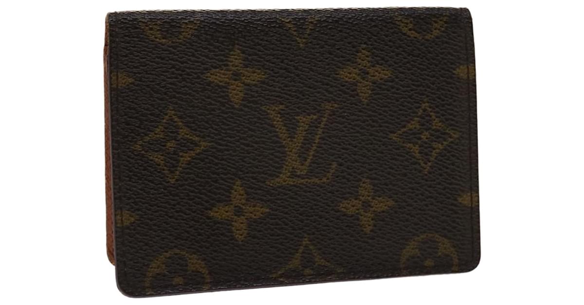 LOUIS VUITTON Monogram Canvas Bifold Card Case ID Pass Case