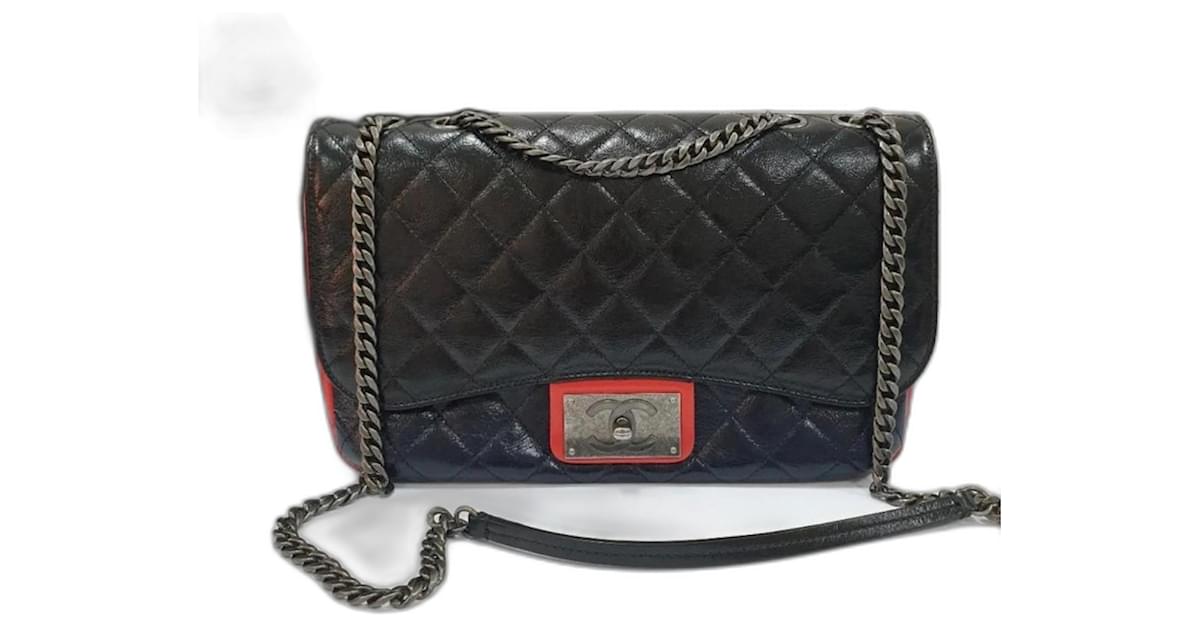 Chanel Handbag Classic Flap Boy Brick Mini Studded Classic Logo CC Nav –  House of Carver