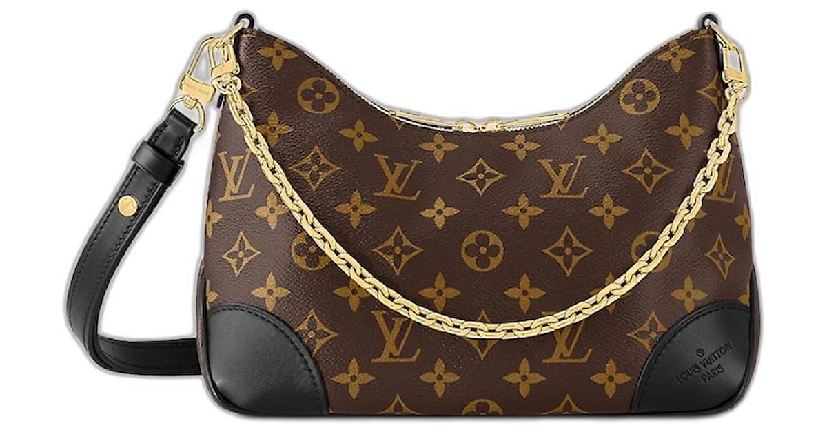 Boulogne leather crossbody bag Louis Vuitton Brown in Leather - 36657294