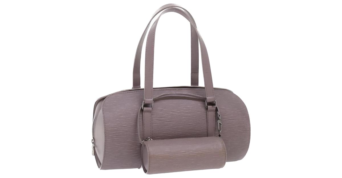 Louis Vuitton Lilac EPI Soufflot Handbag