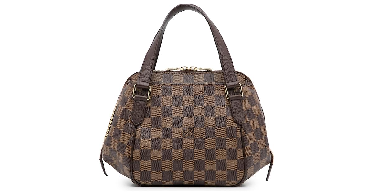 Louis Vuitton Brown, Pattern Print Damier Ebene Belem PM