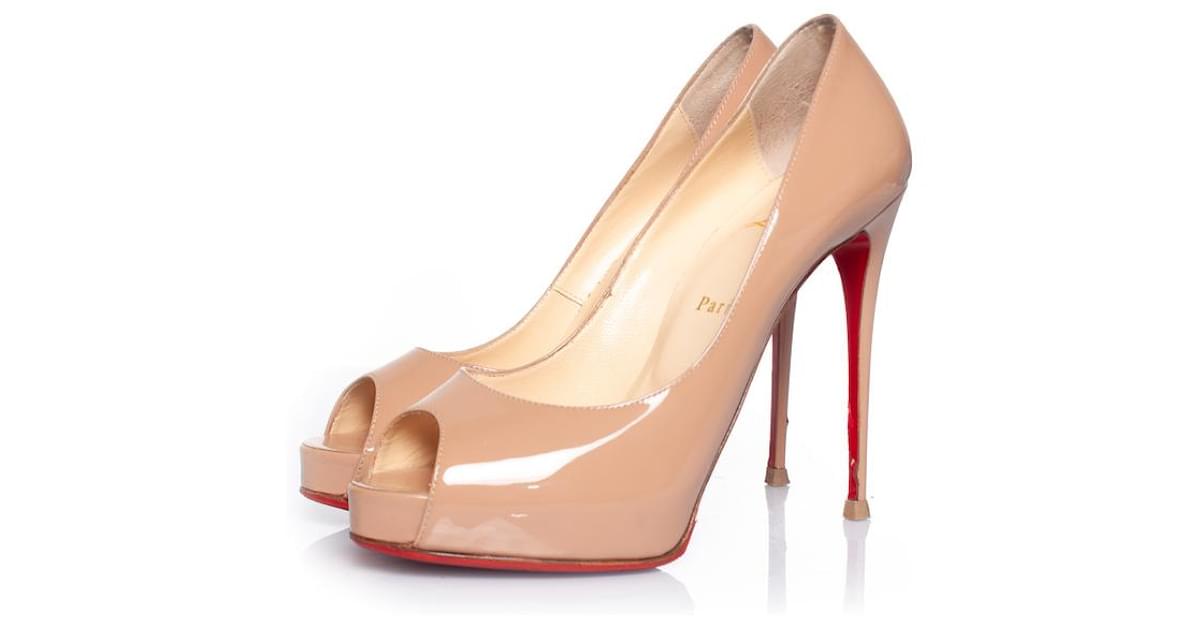 Louboutin open toe online heels