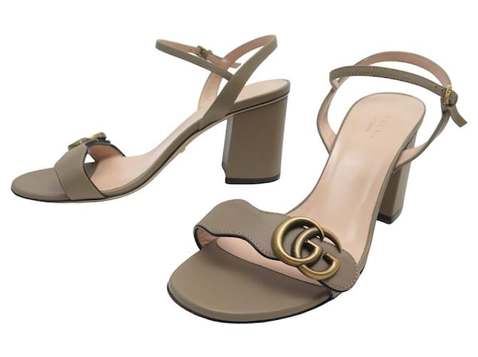 靴 Gucci Marmont heel 38.5/24.5cm Brown 11A 靴 Gucci Marmont heel 38.5/24.5cm Brown 11A 靴 Gucci Marmont heel