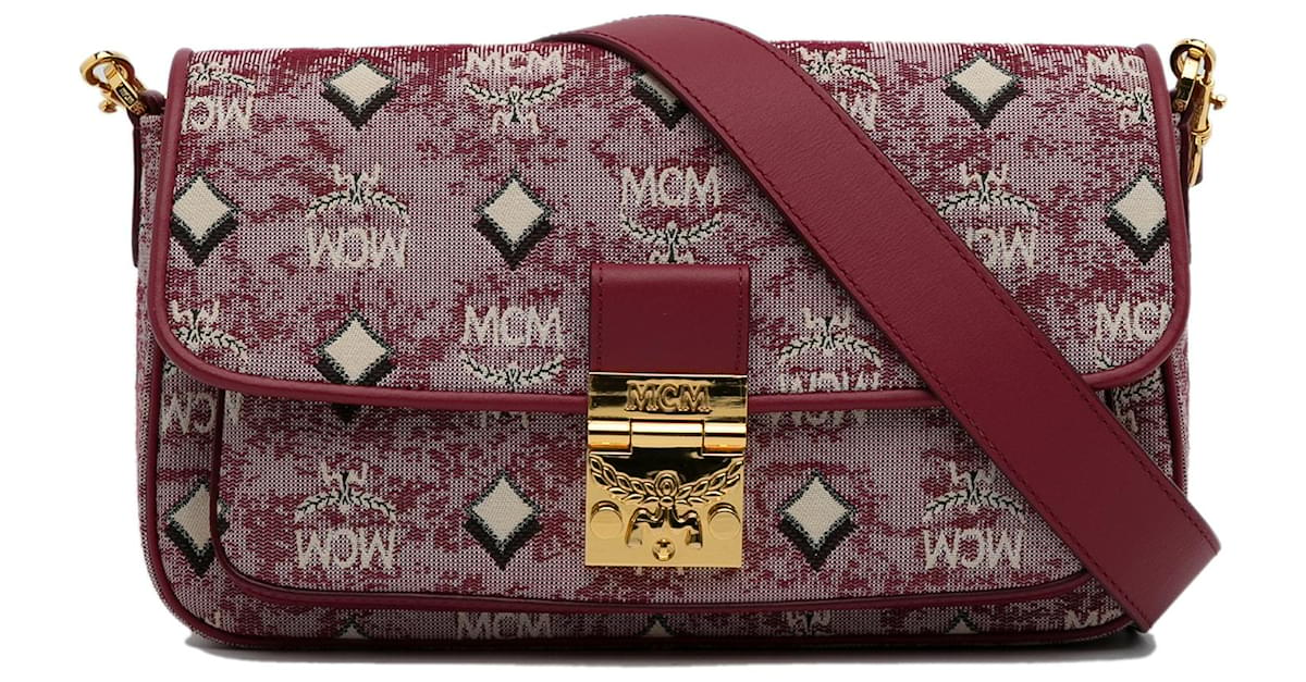 Mcm Ladies Mini Shoulder Bag in Vintage Jacquard Monogram