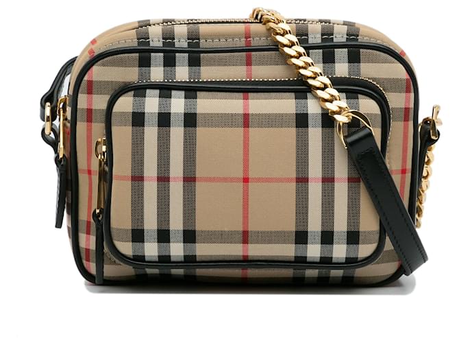Burberry Brown House Check Camera Bag Multiple colors Beige