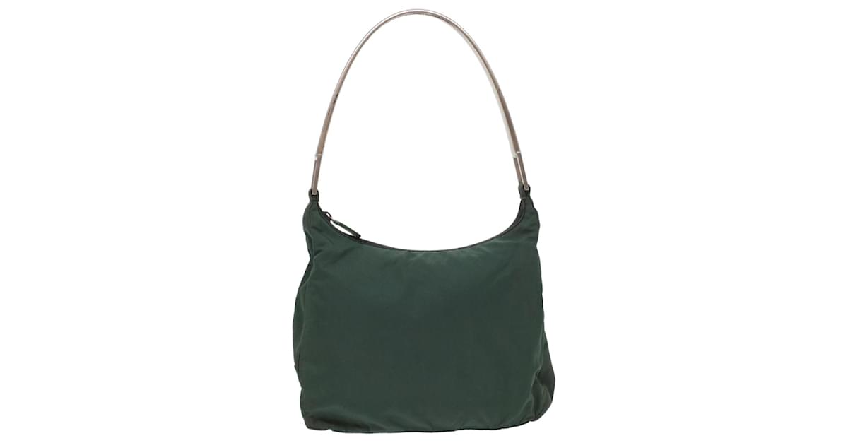PRADA Shoulder Bag Nylon Green Auth 49033 ref.1012249 - Joli Closet