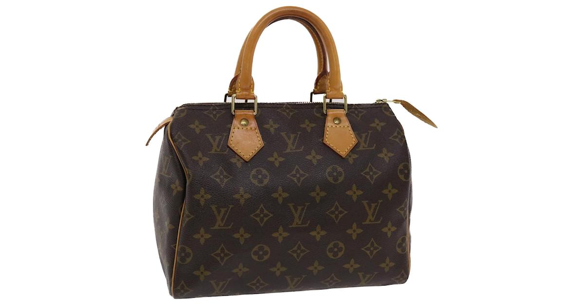 Louis Vuitton Monogram Speedy 25 Hand Bag M41528 LV Auth am4805