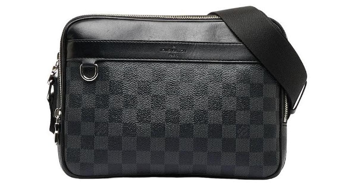 Louis Vuitton Trocadero Messenger NM PM Bag Damier Graphite Canvas Crossbody