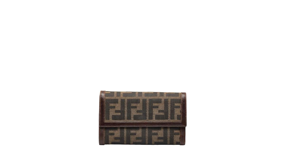 Vintage fendi discount zucca wallet