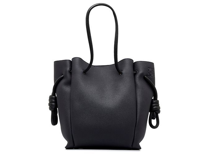 Loewe Black Small Flamenco Tote Bag (Sold) - Joli Closet