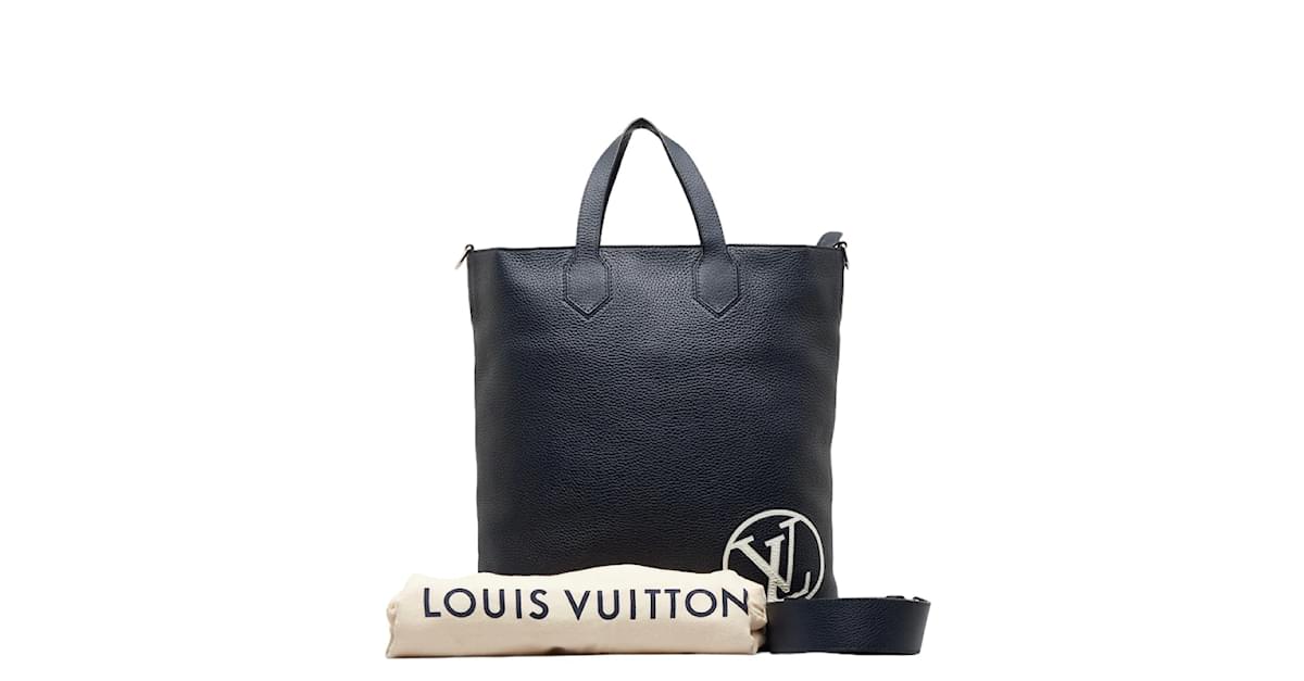 Louis Vuitton Epi Lussac Tote M52285 Blue Leather Pony-style