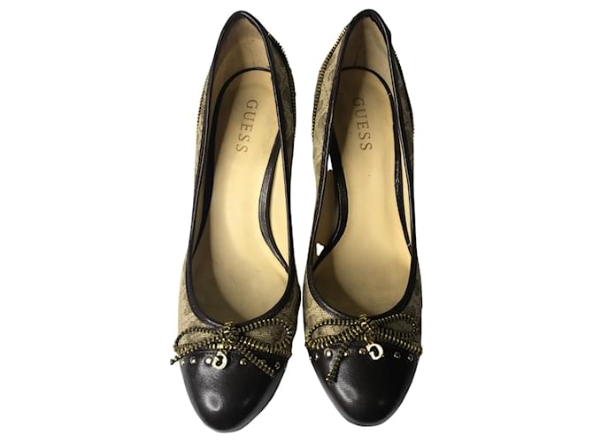 Décolleté GUESS Piera 3 In Ecopelle Marrone Con Tacco 8,5 Cm – Donna - 3
