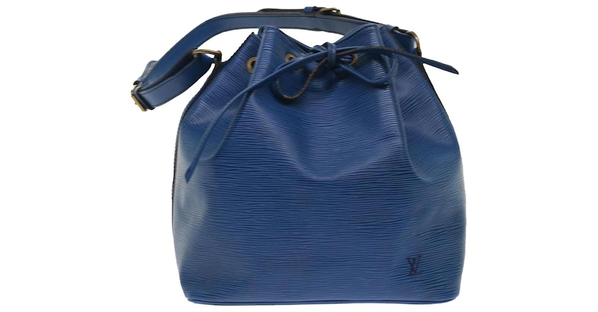 Vintage Louis Vuitton M44105 Toledo Blue Petite Noe Bucket Bag