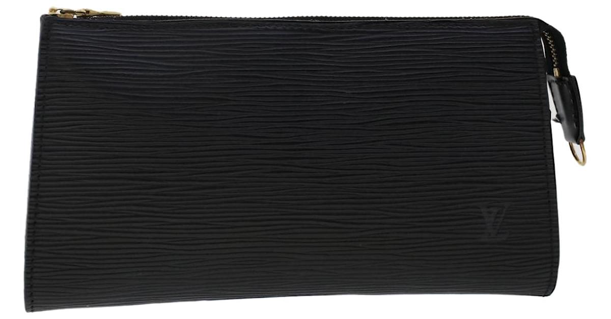 Louis Vuitton EPI Pochette Accessoires Pouch Black M52982 LV Auth Ar9725B, Women's