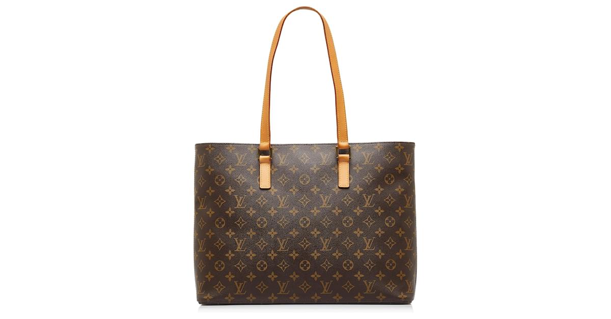 Louis Vuitton Luco Tote In Monogram Canvas And Vachetta Leather