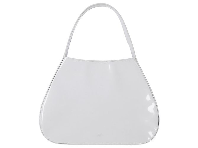 Minijupe Femme Khaite En Cuir Verni Noir - Taille 10, Cuir Agneau Craquelé, Neuve Sans étiquette