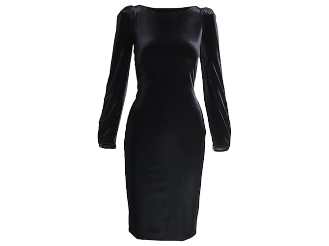 Sleeveless Knot Back Black Maxi Dress by Armani