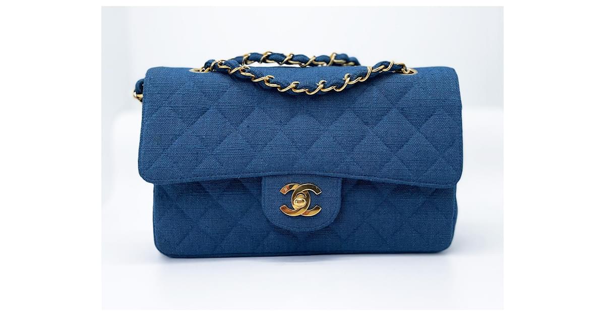 Chanel Timeless Medium Lamb Dark Blue